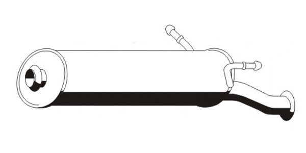 Rear Muffler (CS-171ERNS)