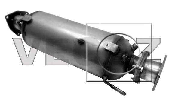 Soot/Particulate Filter, exhaust system (IVK-906)