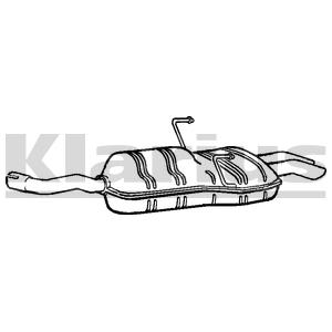 Rear Muffler (MOS-145)