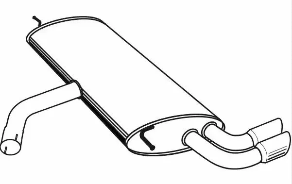 Rear Muffler (AS-432)