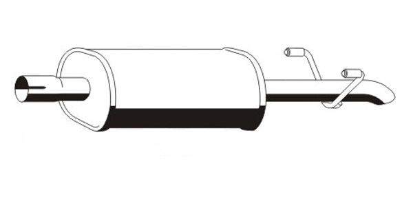 Centre Muffler (MS-464ERNS)