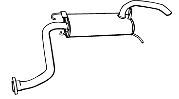 Rear Muffler (MZS-13)