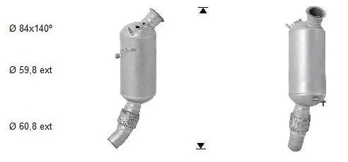 Soot/Particulate Filter, exhaust system