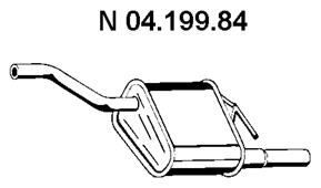 Rear Muffler (FS-563)