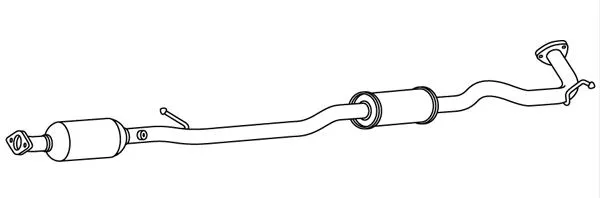 Soot/Particulate Filter, exhaust system (PGK-877)