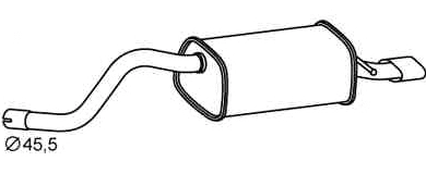 Rear Muffler (RS-501)