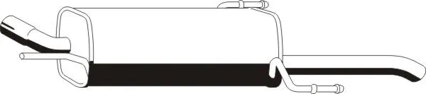 Rear Muffler (OS-444ERNS)