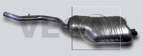 Rear Muffler (BS-439)