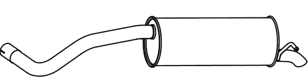 Rear Muffler (SKS-146)