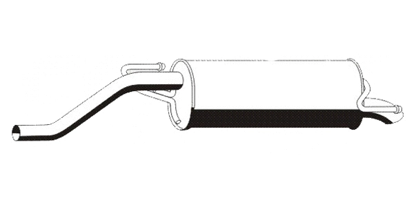 Rear Muffler (OS-676ERNS)