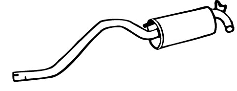 Rear Muffler (VOS-19)