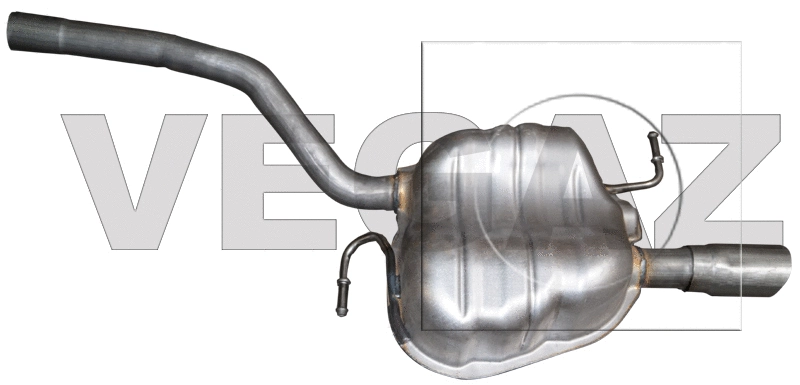 Rear Muffler (VS-519)