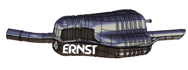 Rear Muffler (OS-639ERNS)