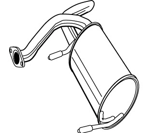 Rear Muffler (RS-390)