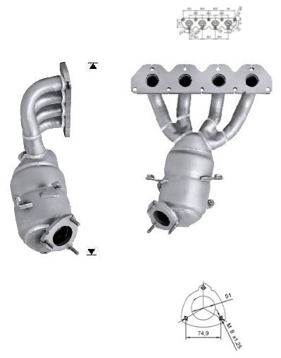 Catalytic Converter (OK-340)