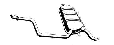 Rear Muffler (MS-141ERNS)
