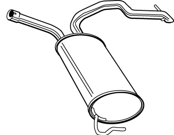 Rear Muffler (RS-362)