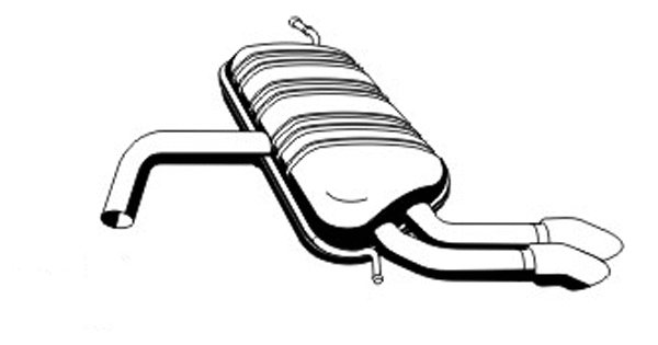 Rear Muffler (AS-277ERNS)