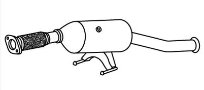 Soot/Particulate Filter, exhaust system (DK-815SIC)