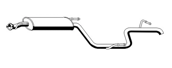 Rear Muffler (MS-229ERNS)