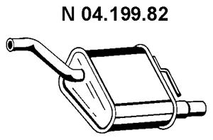 Rear Muffler (FS-449EBER)