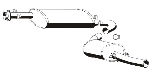 Centre/Rear Muffler (FTS-214ERNS)