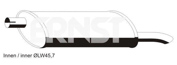 Rear Muffler (OS-299ERNS)