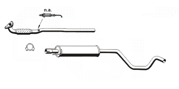 Centre Muffler (OS-504ERNS)