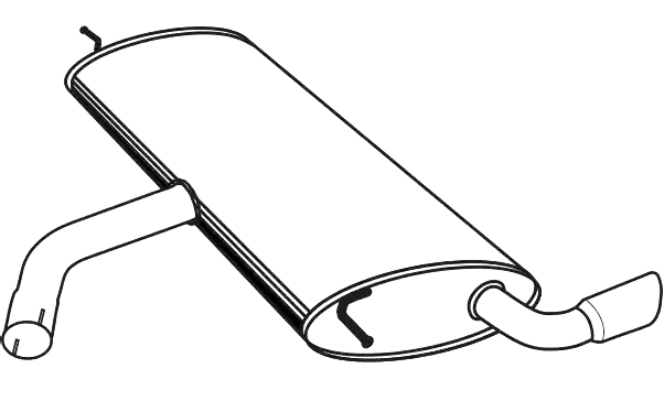 Rear Muffler (VS-644)