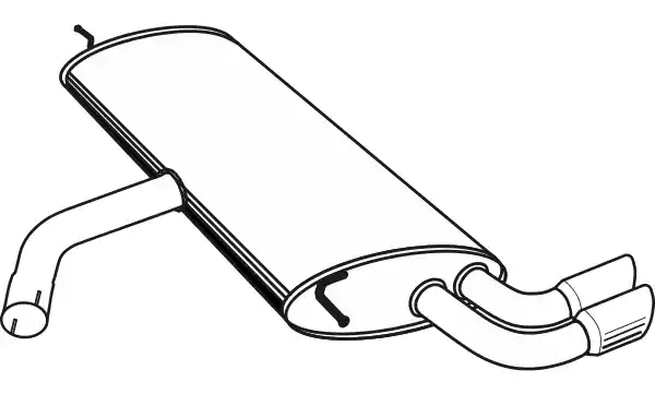 Rear Muffler (VS-654)