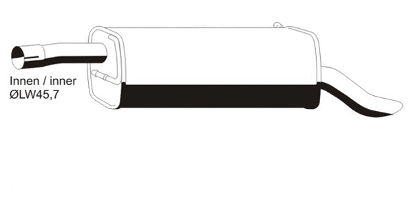 Rear Muffler (FS-625ERNS)