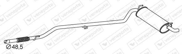 Rear Muffler (FTS-509)