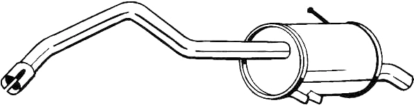 Rear Muffler (RS-473)