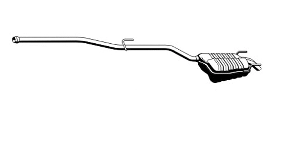 Rear Muffler (MS-249ERNS)