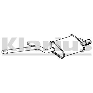 Rear Muffler (AS-283)