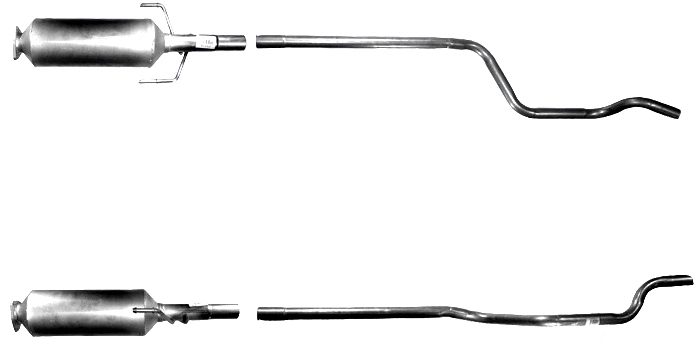 Soot/Particulate Filter, exhaust system (OK-909)