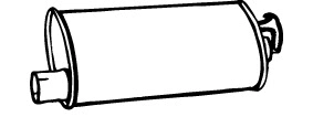 Rear Muffler (VOS-33)