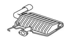 Rear Muffler (MIS-267)