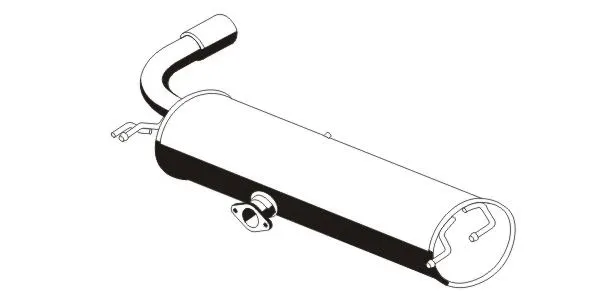 Rear Muffler (TS-300ERNS)