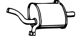Rear Muffler (DS-87)