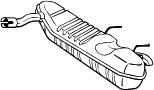 Rear Muffler (OS-588)