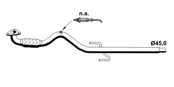 Exhaust Pipe (OR-316ERNS)