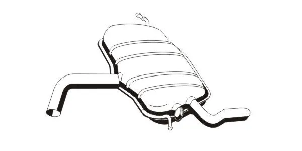 Rear Muffler (SES-70ERNS)