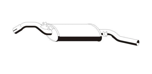 Rear Muffler (VS-112ERNS)