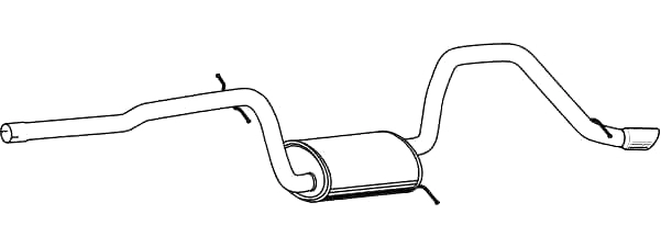 Rear Muffler (VS-550)