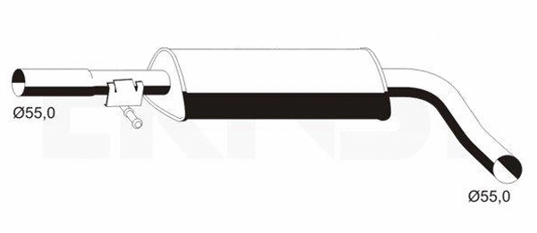 Centre Muffler (AS-165ERNS)