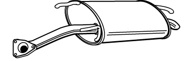 Rear Muffler (MOS-230)