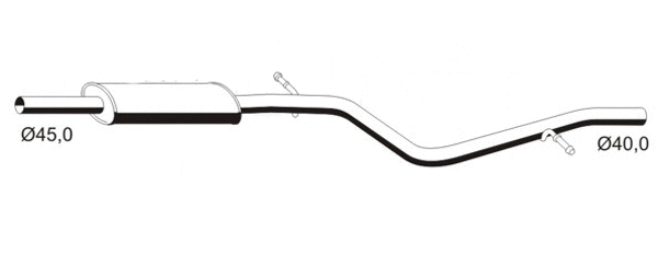 Centre Muffler (RS-447ERNS)