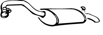 Rear Muffler (RS-152)