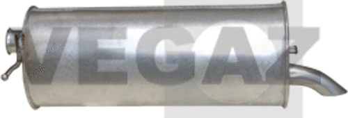 Rear Muffler (HUS-244)